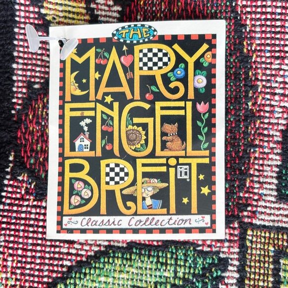 Vintage Mary Engelbreit The Princess Of Quite A Lot Tapestry Blanket 51” X 68” - Picture 3 of 7